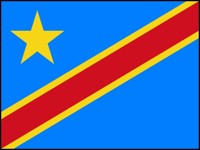 Flag Democratic Republic of the Congo