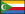 Flag Comoros Islands