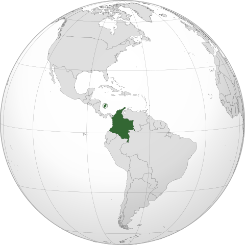 Map Colombia