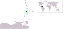 Map Saint Vincent and the Grenadines