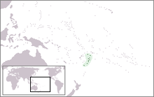 Map Tonga