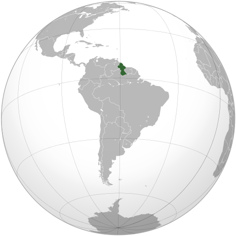 Map Guyana