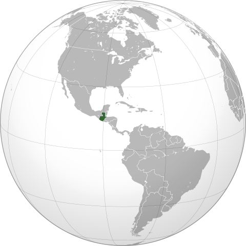 Map Guatemala