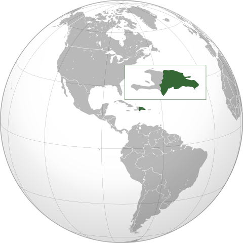 Map Dominican Republic