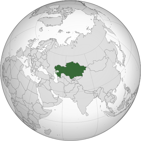 Map Kazakhstan